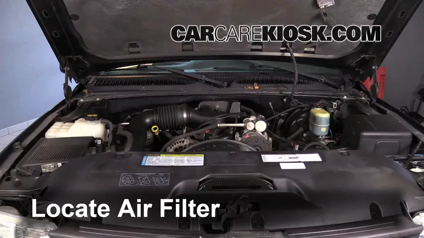 2000 Chevrolet Silverado 1500 4.3L V6 Standard Cab Pickup (2 Door) Air Filter (Engine)